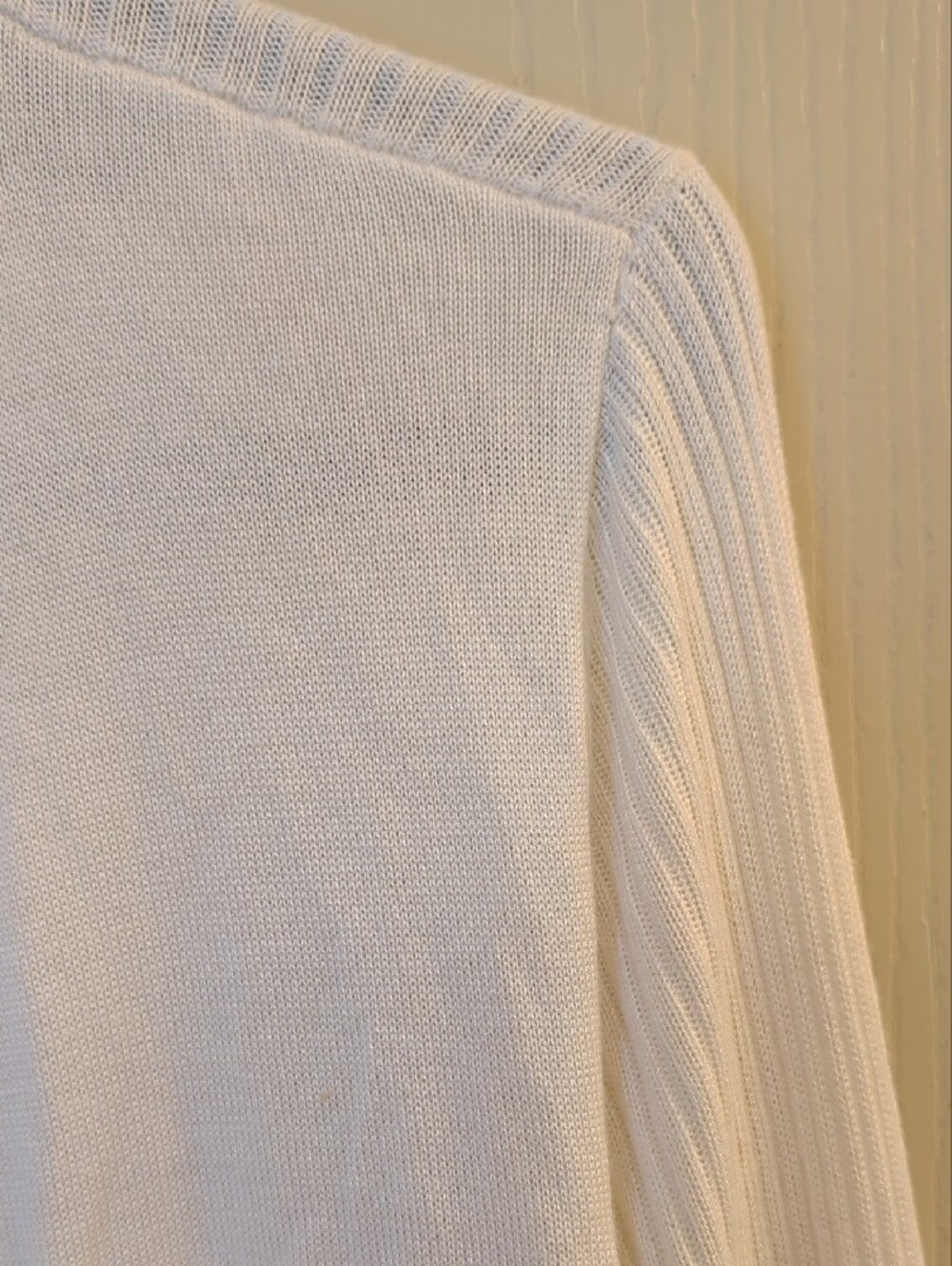 INC Int’l Concepts Cream Longline Cardigan Size L NWT Lightweight Rayon Duster - Picture 7 of 13